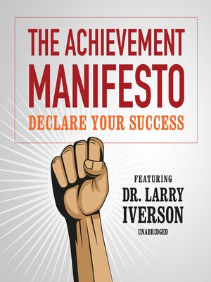 cover image of The Achievement Manifesto